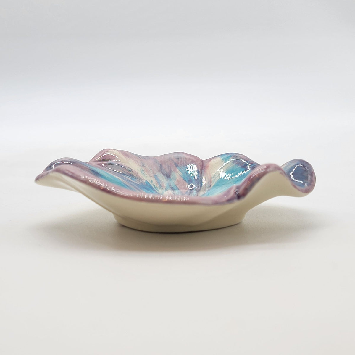 Stangl Pottery Pansy Flower Butter Pat Trinket Dish