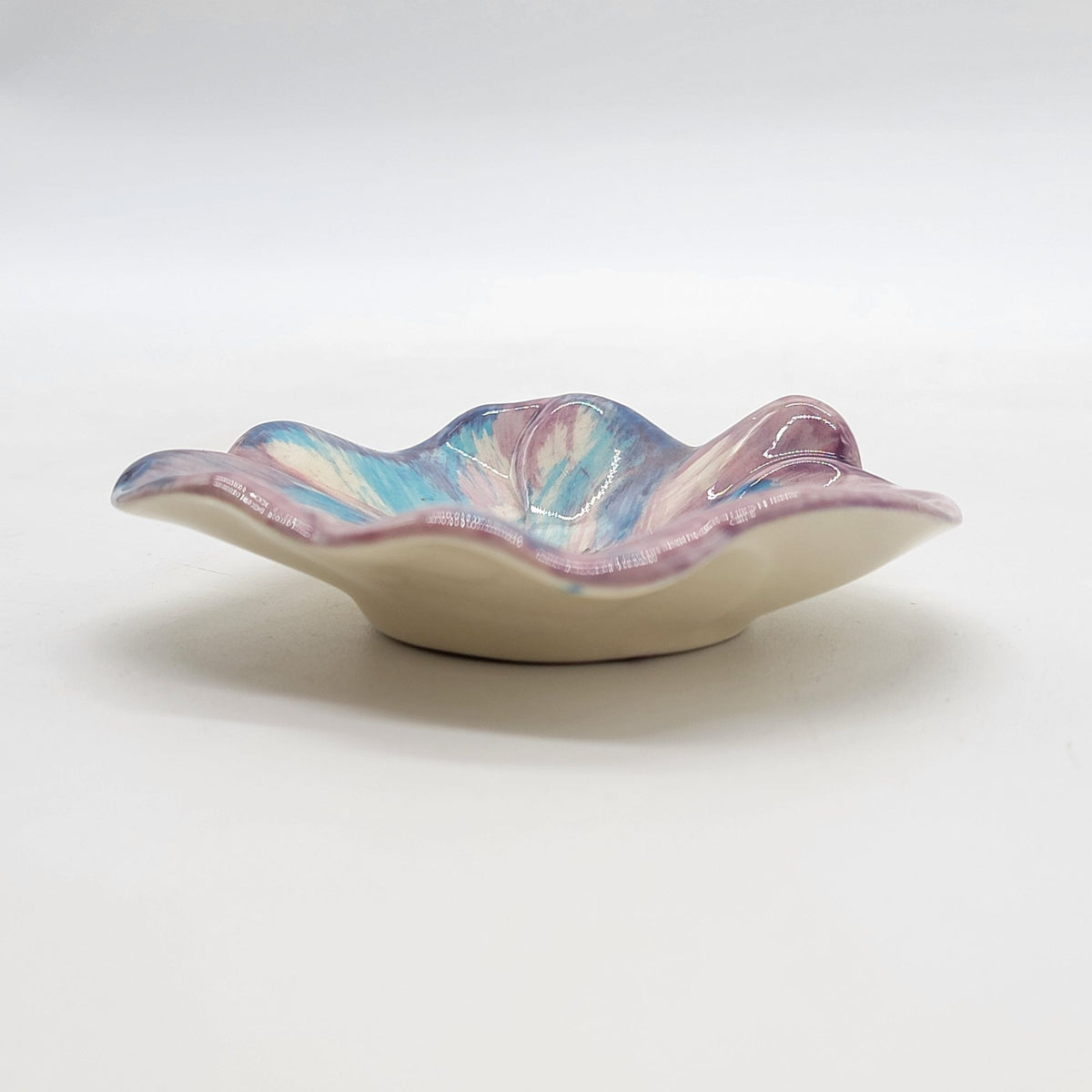 Stangl Pottery Pansy Flower Butter Pat Trinket Dish