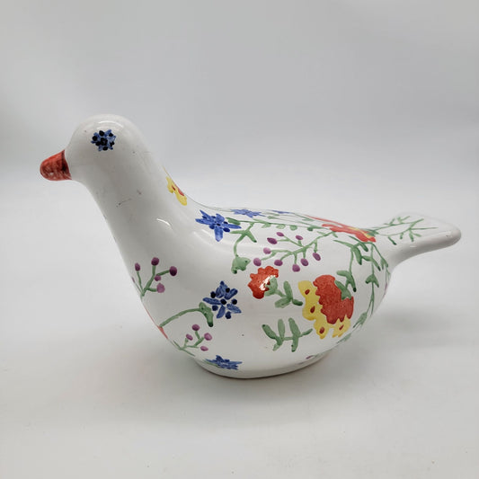 Turkish Ciniti Koy Hand-Painted Bird Figure