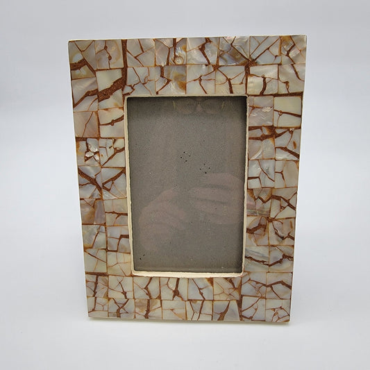 Mother Of Pearl Shell Mosaic Picture Frame