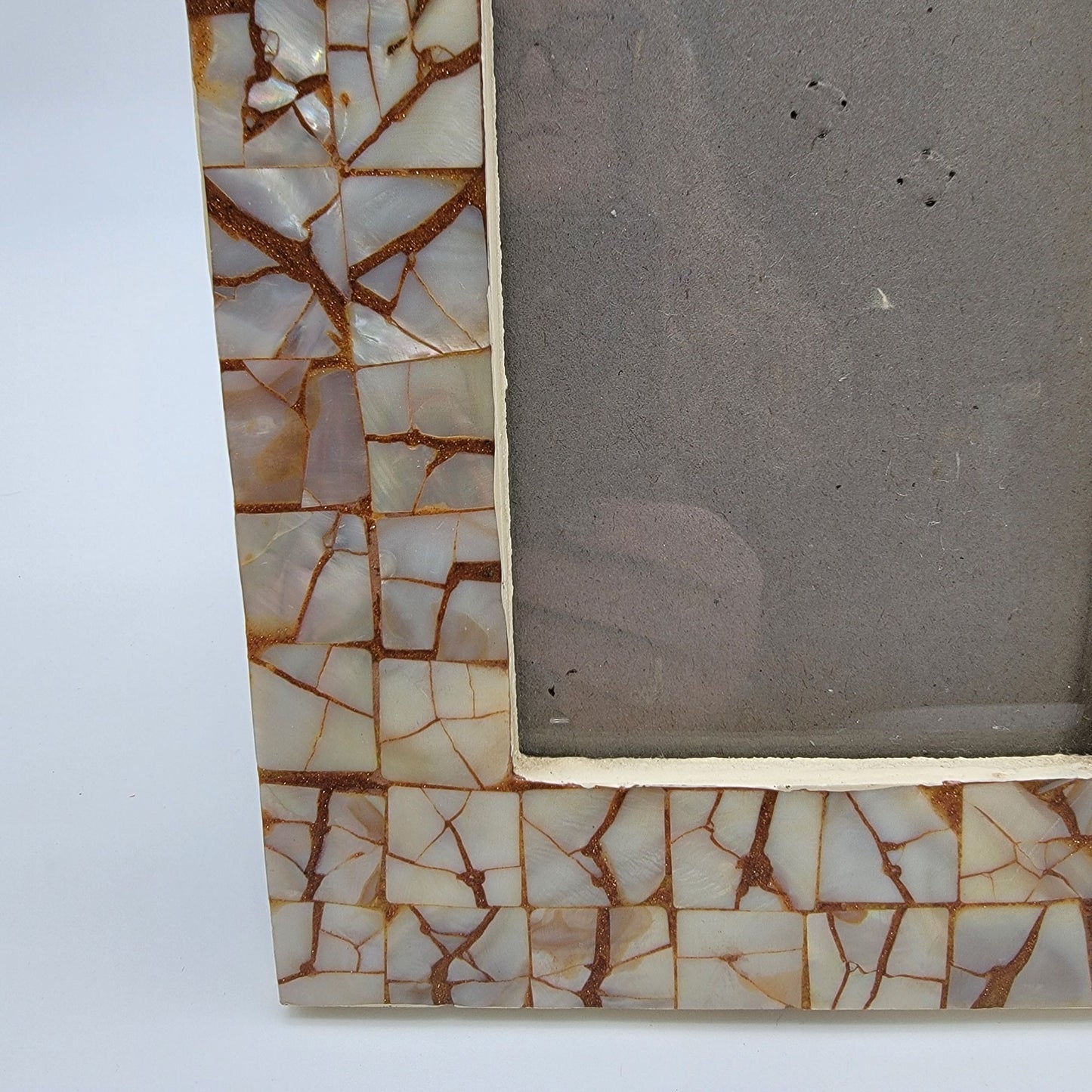 Mother Of Pearl Shell Mosaic Picture Frame