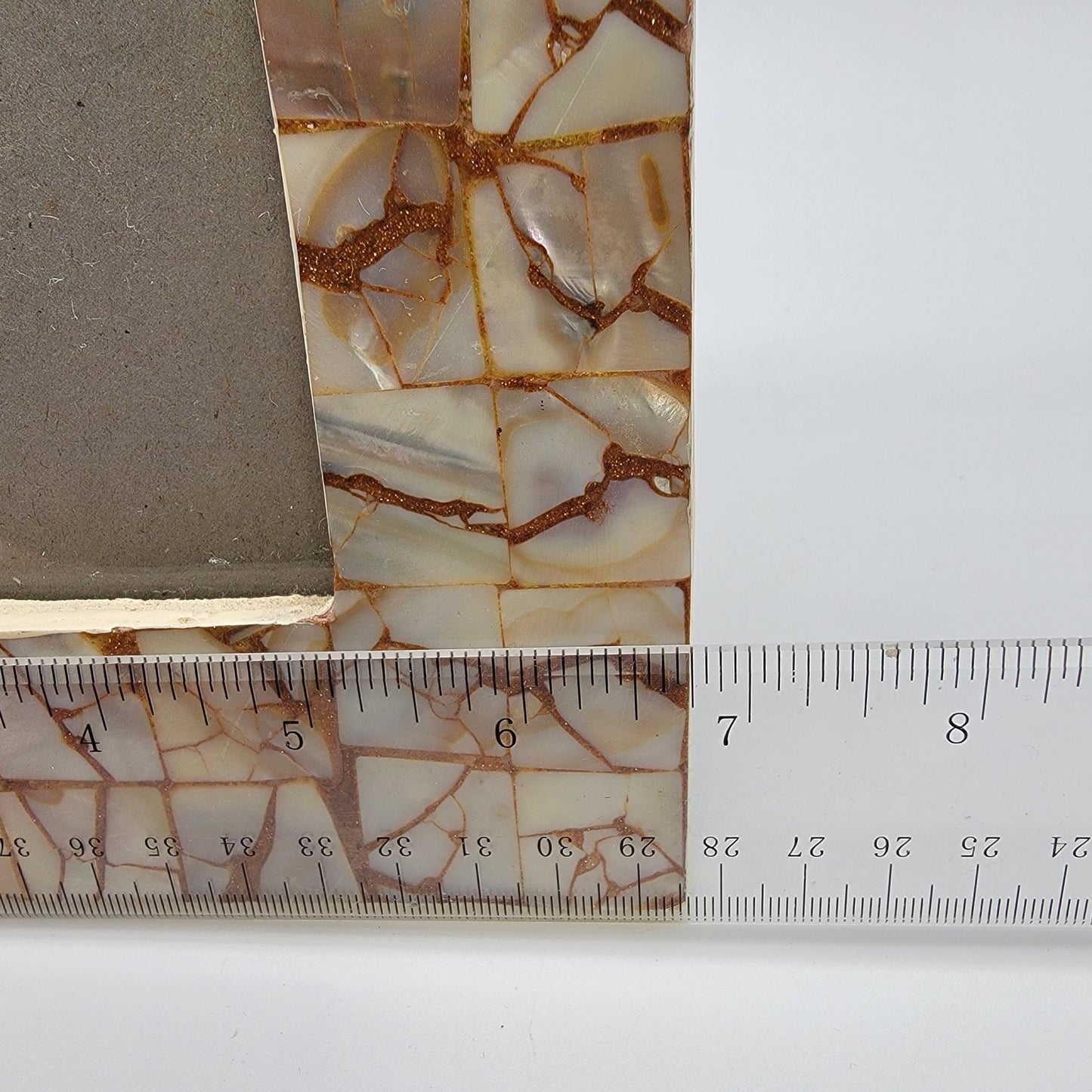 Mother Of Pearl Shell Mosaic Picture Frame