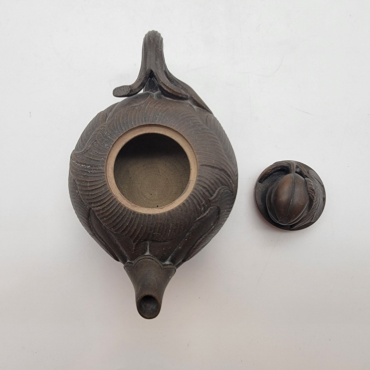 Yixing Zisha Clay Teapot Lotus Flower Bud Design