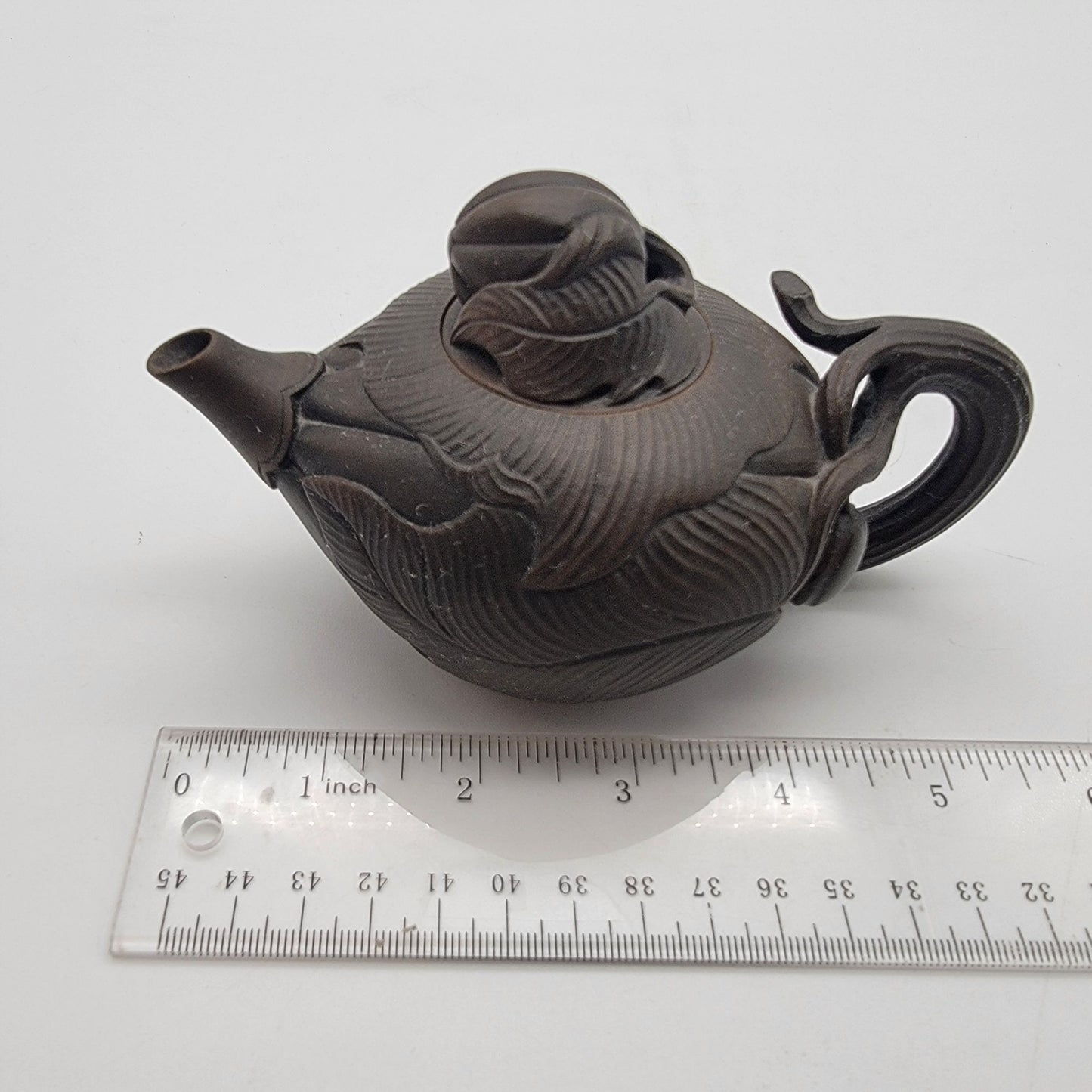 Yixing Zisha Clay Teapot Lotus Flower Bud Design