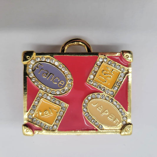 Objet D'Art Journey Suitcase Trinket Box No. 88