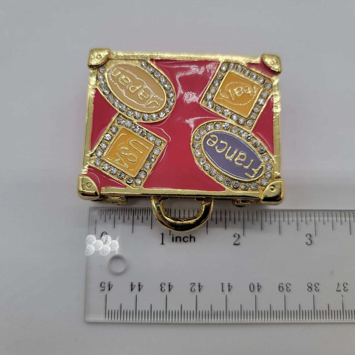 Objet D'Art Journey Suitcase Trinket Box No. 88