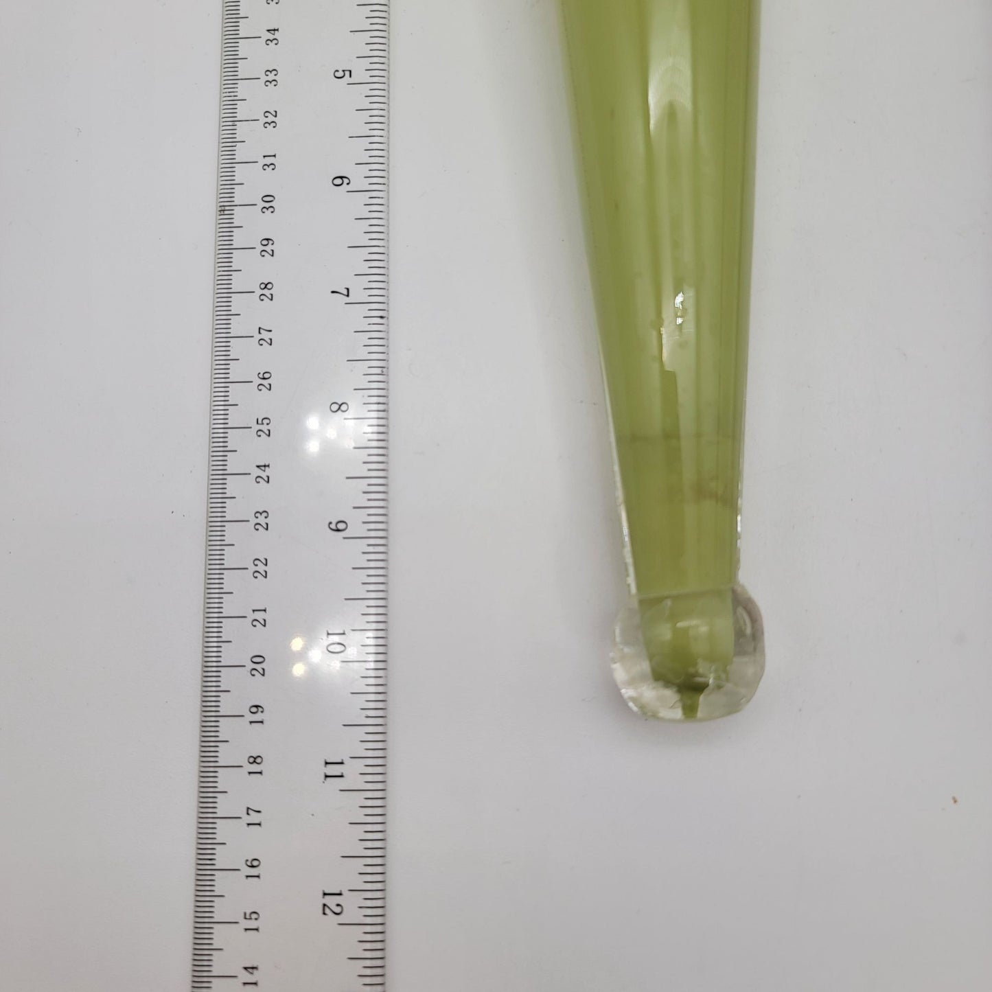 Vintage Jack In The Pulpit Art Glass Epergne With Wrought Iron Stand