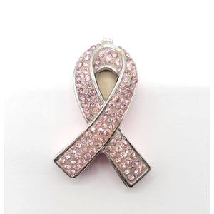 Objet D'Art The Cure Breast Cancer Awareness Trinket Box Artform No. 178 Pink Ribbon