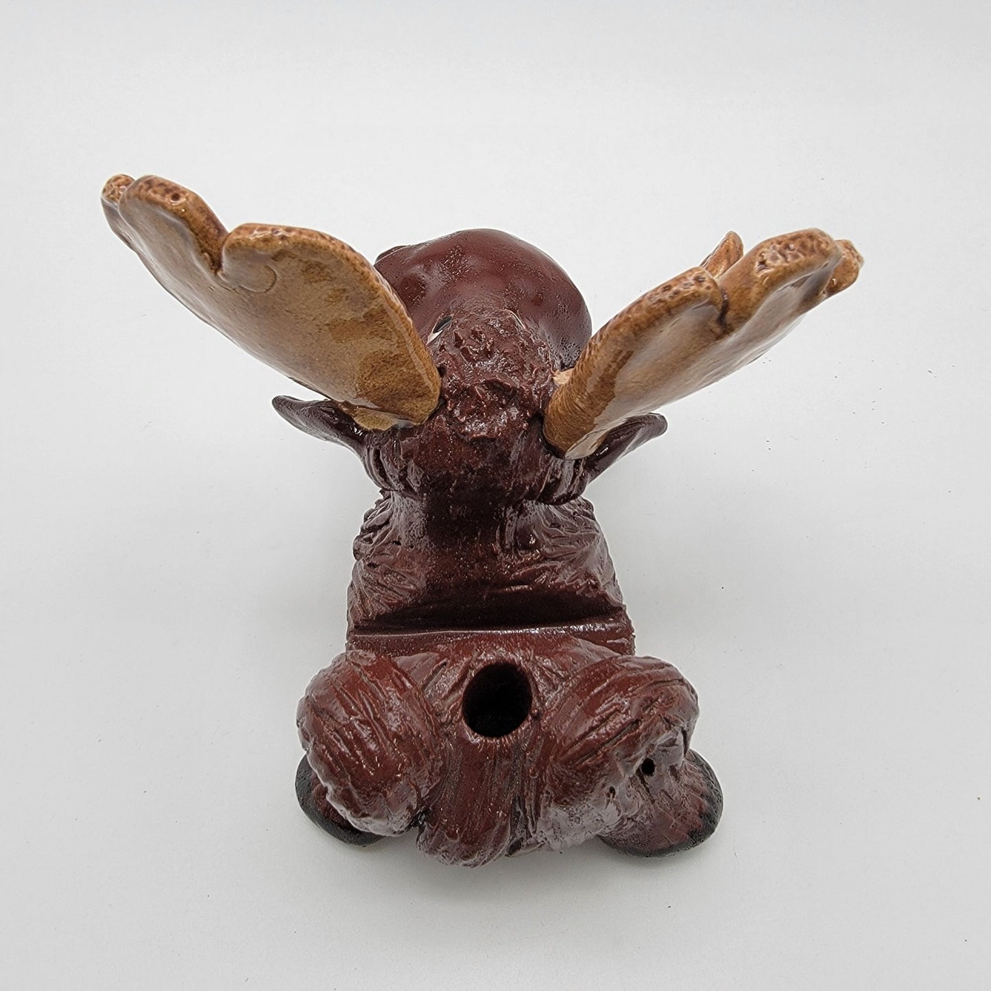 Vintage Moose Desktop Organizer Pen Holder