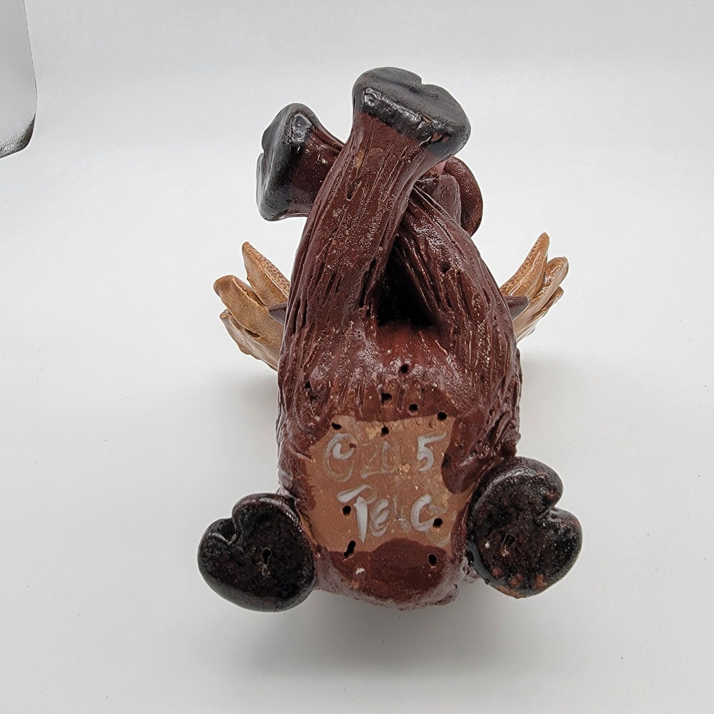 Vintage Moose Desktop Organizer Pen Holder