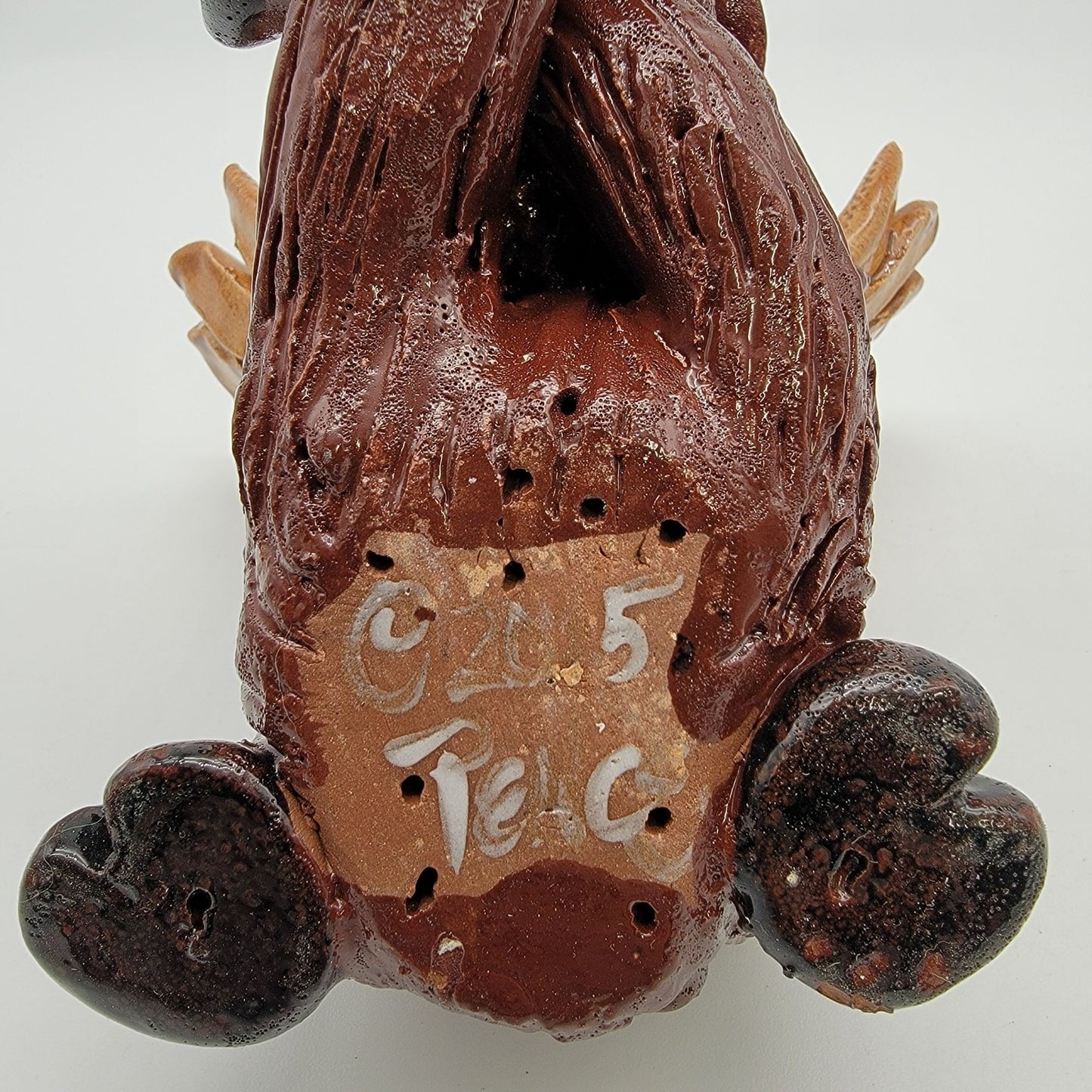 Vintage Moose Desktop Organizer Pen Holder