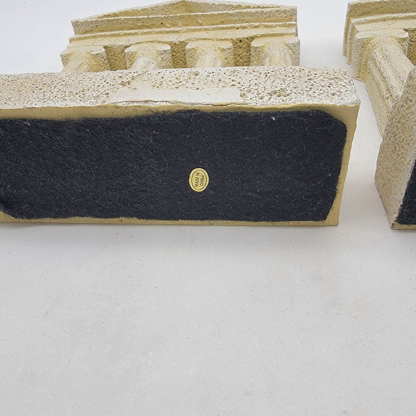 Greek Parthenon Column Bookends Set of 2