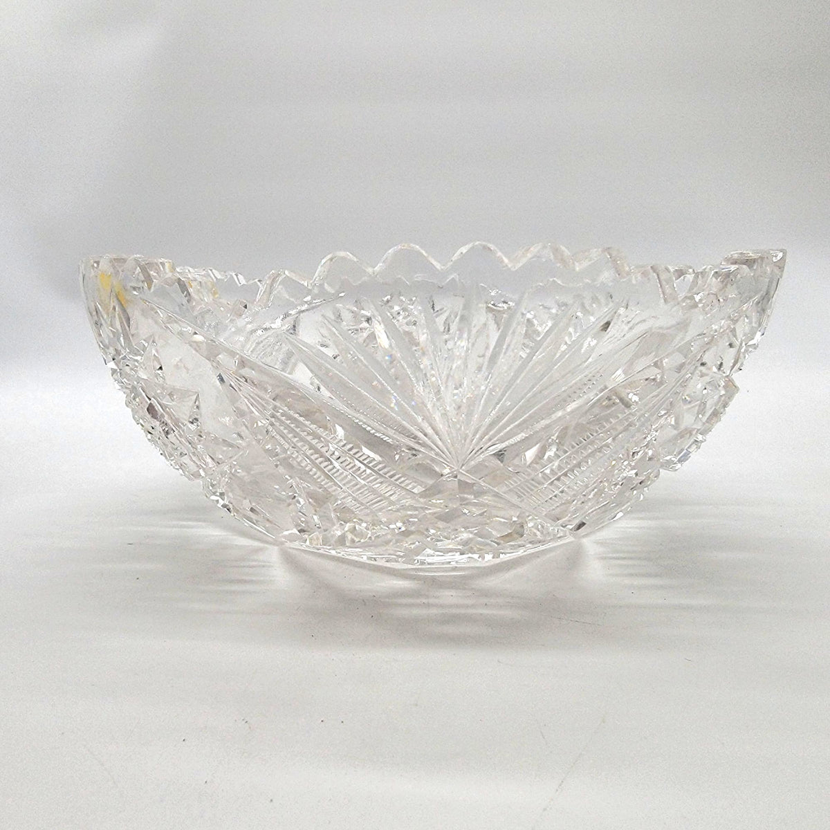 American Brilliant Cut Glass Bowl 10"