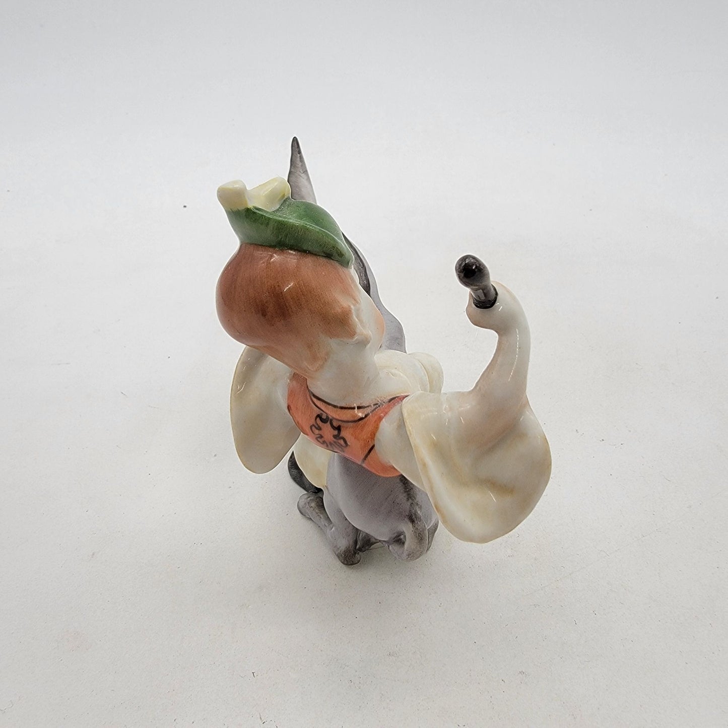 Vintage 1960-1970s Herend Hungary Porcelain Boy Riding A Donkey Figurine