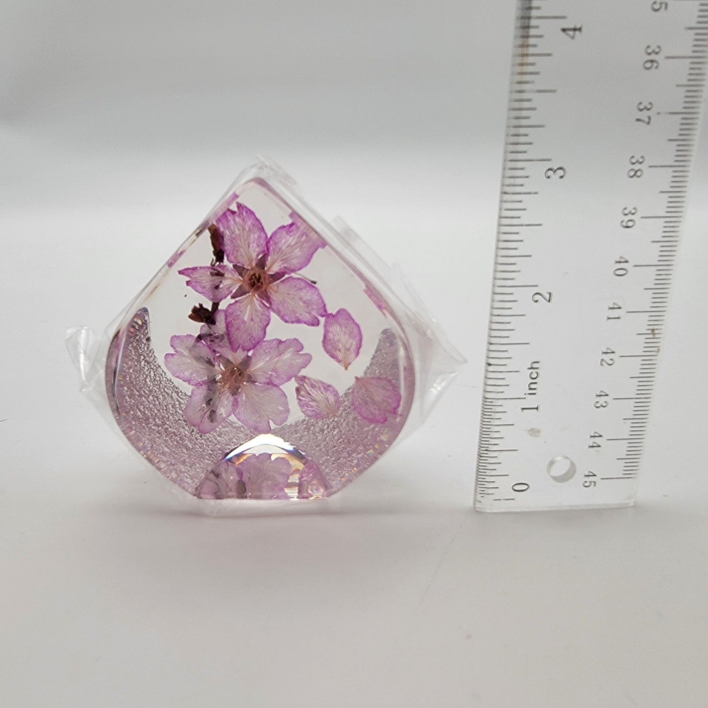 Eternal Cherry Blossom Sakura Teardrop Paperweight With Original Box