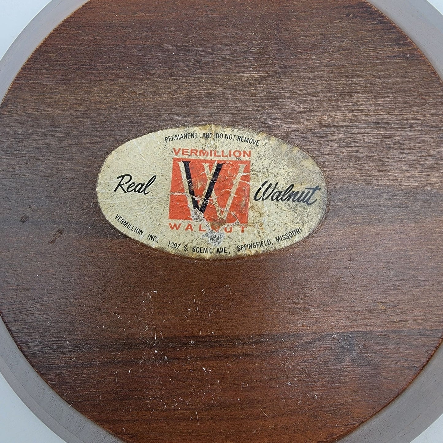 MCM Vintage Vermilion Real Walnut Wood Bowls Set Of 4