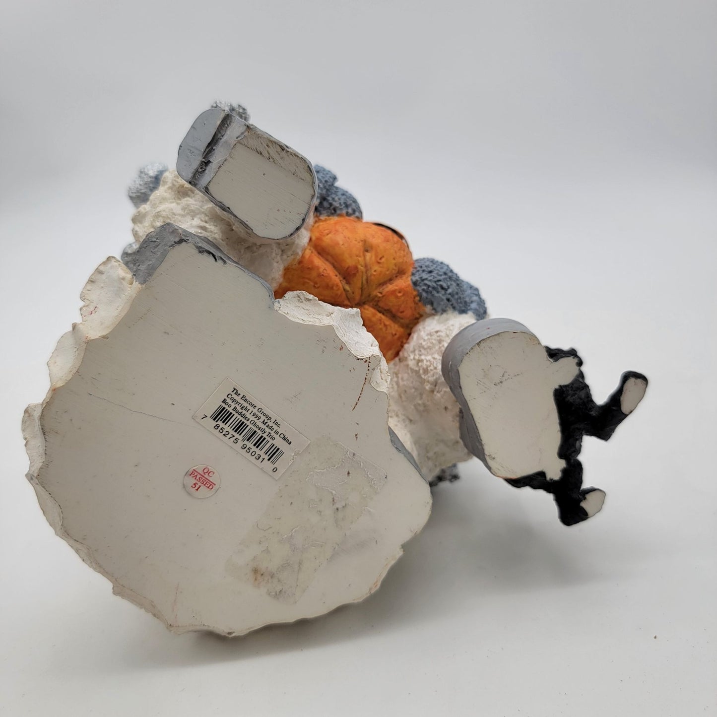 Encore 1999 Halloween Collection Boo Buddies "Ghostly Trio" Snowman Figurine