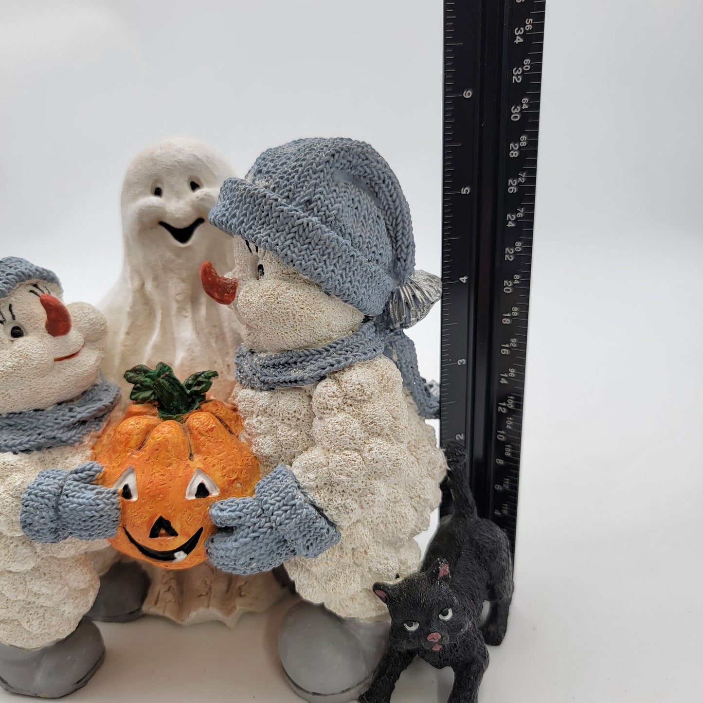 Encore 1999 Halloween Collection Boo Buddies "Ghostly Trio" Snowman Figurine