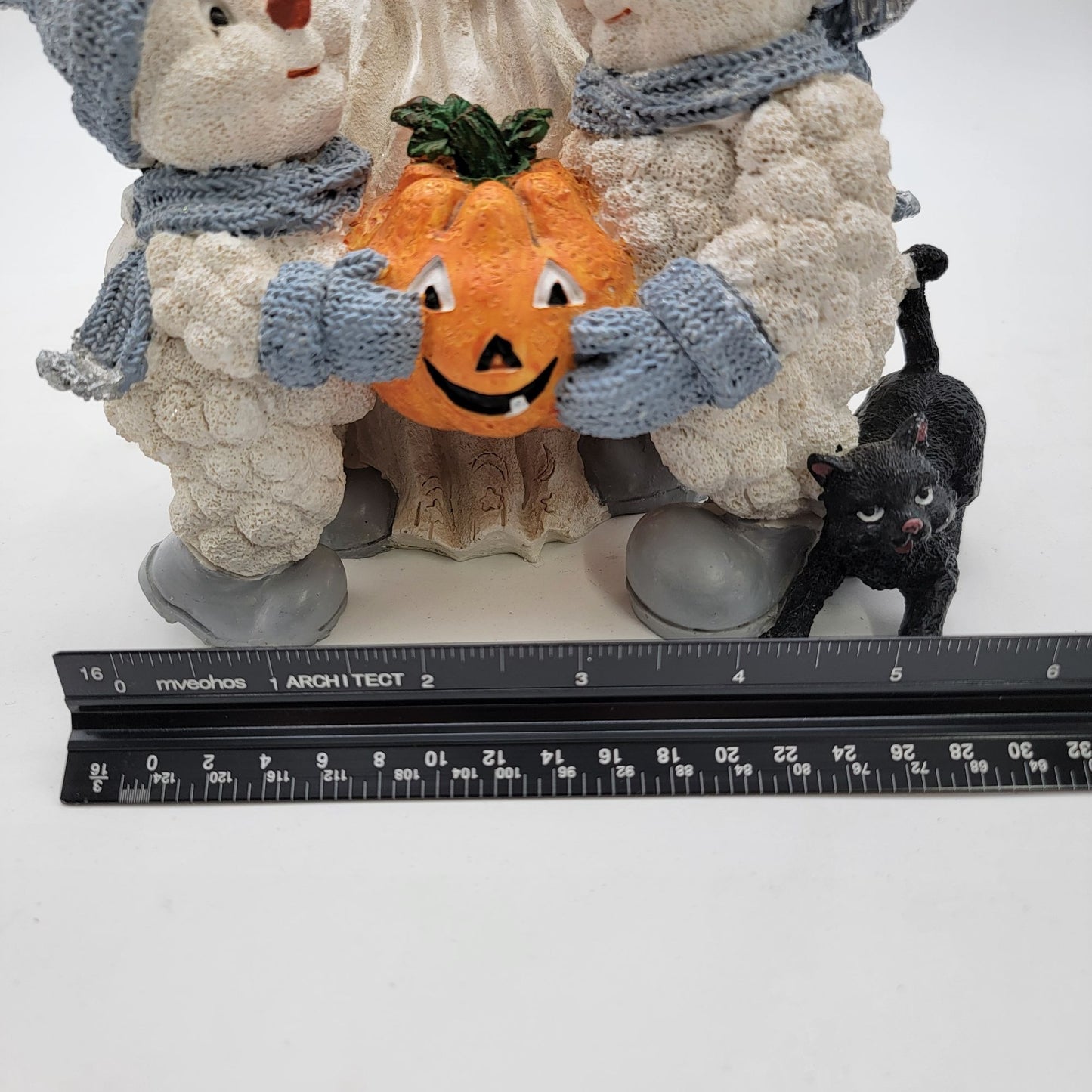 Encore 1999 Halloween Collection Boo Buddies "Ghostly Trio" Snowman Figurine
