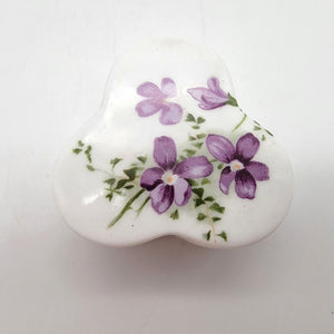 Vintage Violets Trinket Box Hammersley Fine Bone China