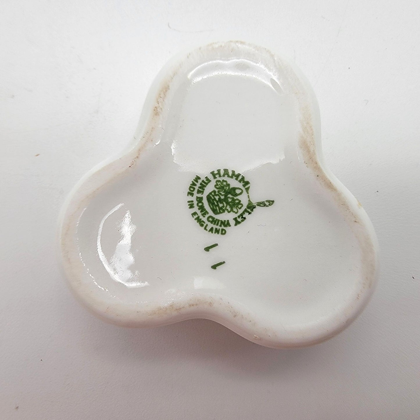 Vintage Violets Trinket Box Hammersley Fine Bone China