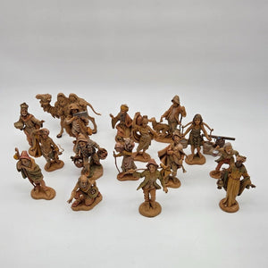 Vintage Fontanini Heirloom Nativity Collection 17-Piece Set Figures Italy