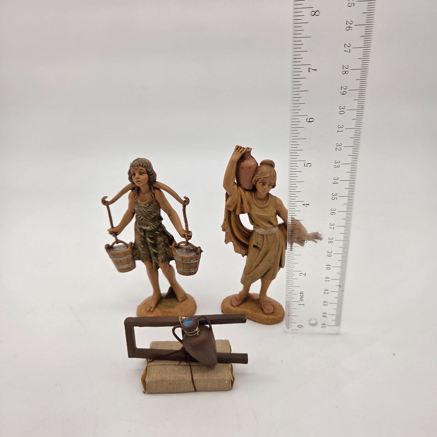 Vintage Fontanini Heirloom Nativity Collection 17-Piece Set Figures Italy