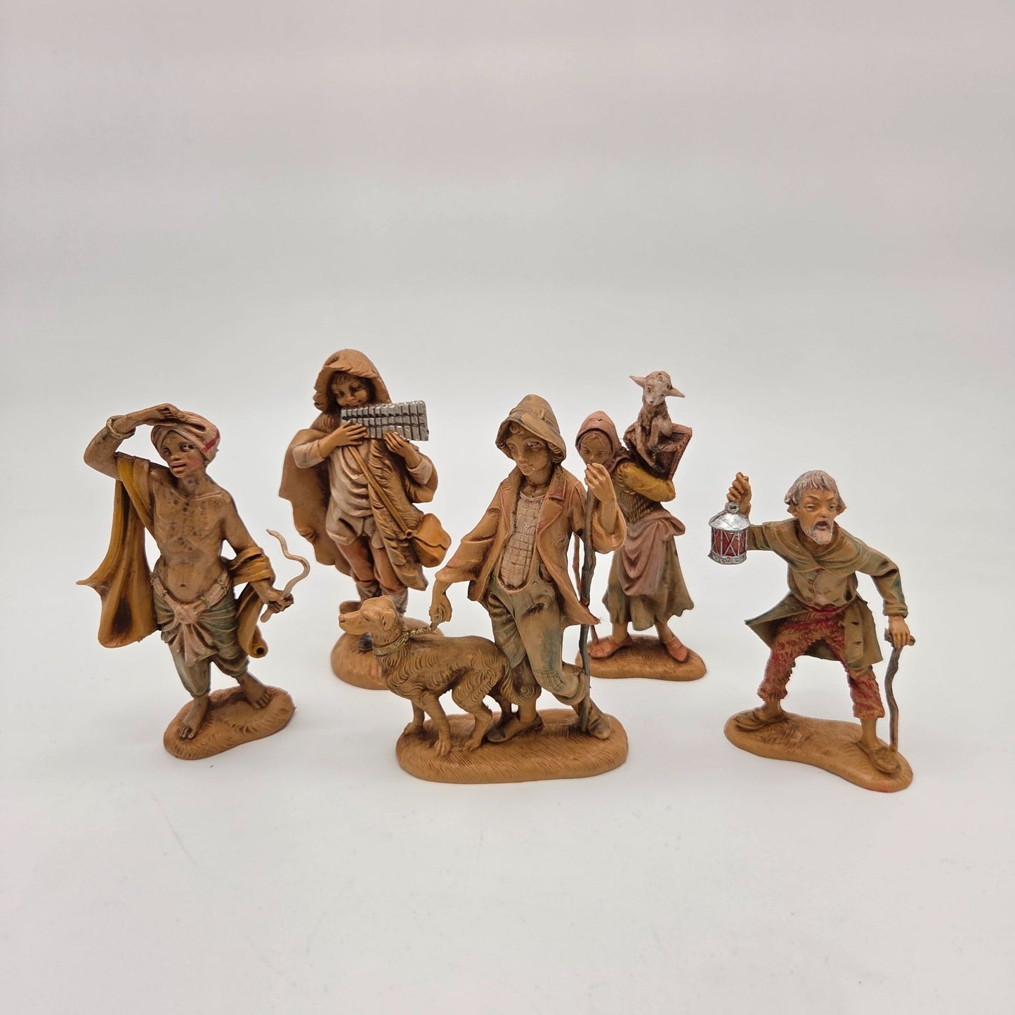 Vintage Fontanini Heirloom Nativity Collection 17-Piece Set Figures Italy
