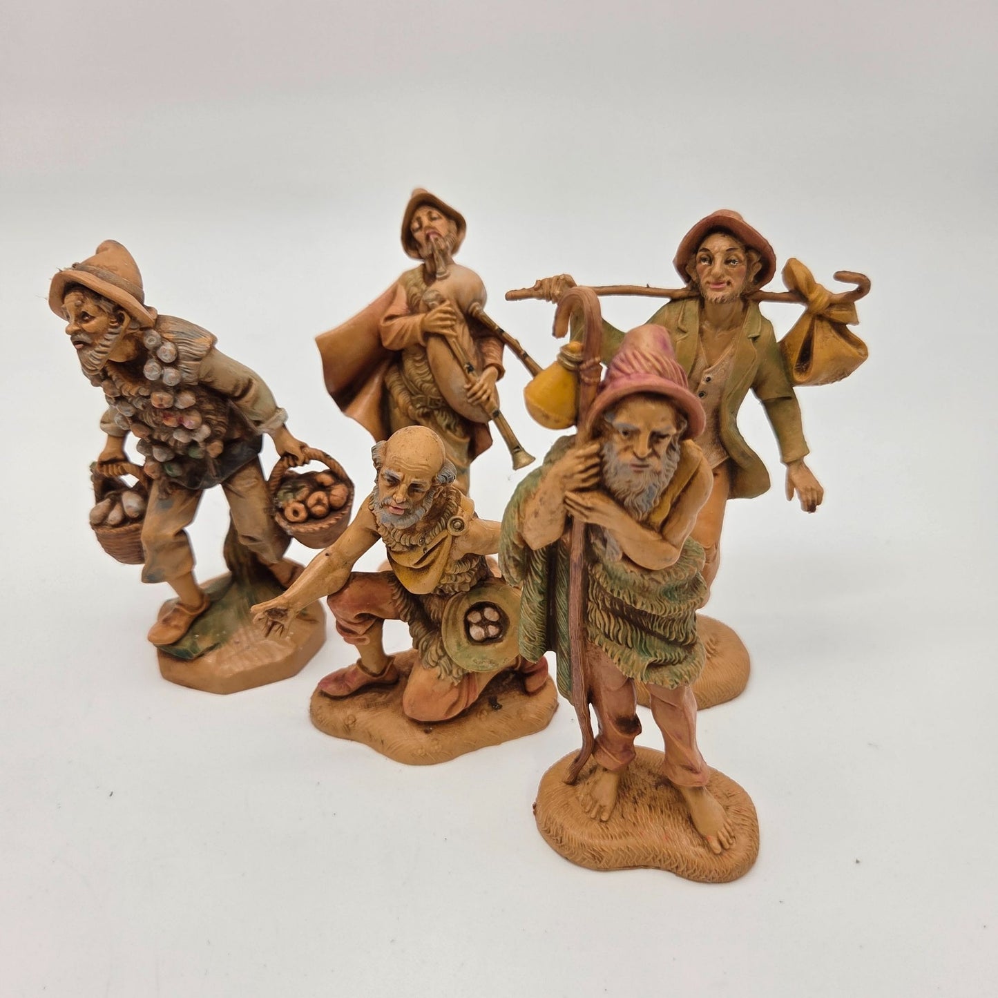 Vintage Fontanini Heirloom Nativity Collection 17-Piece Set Figures Italy