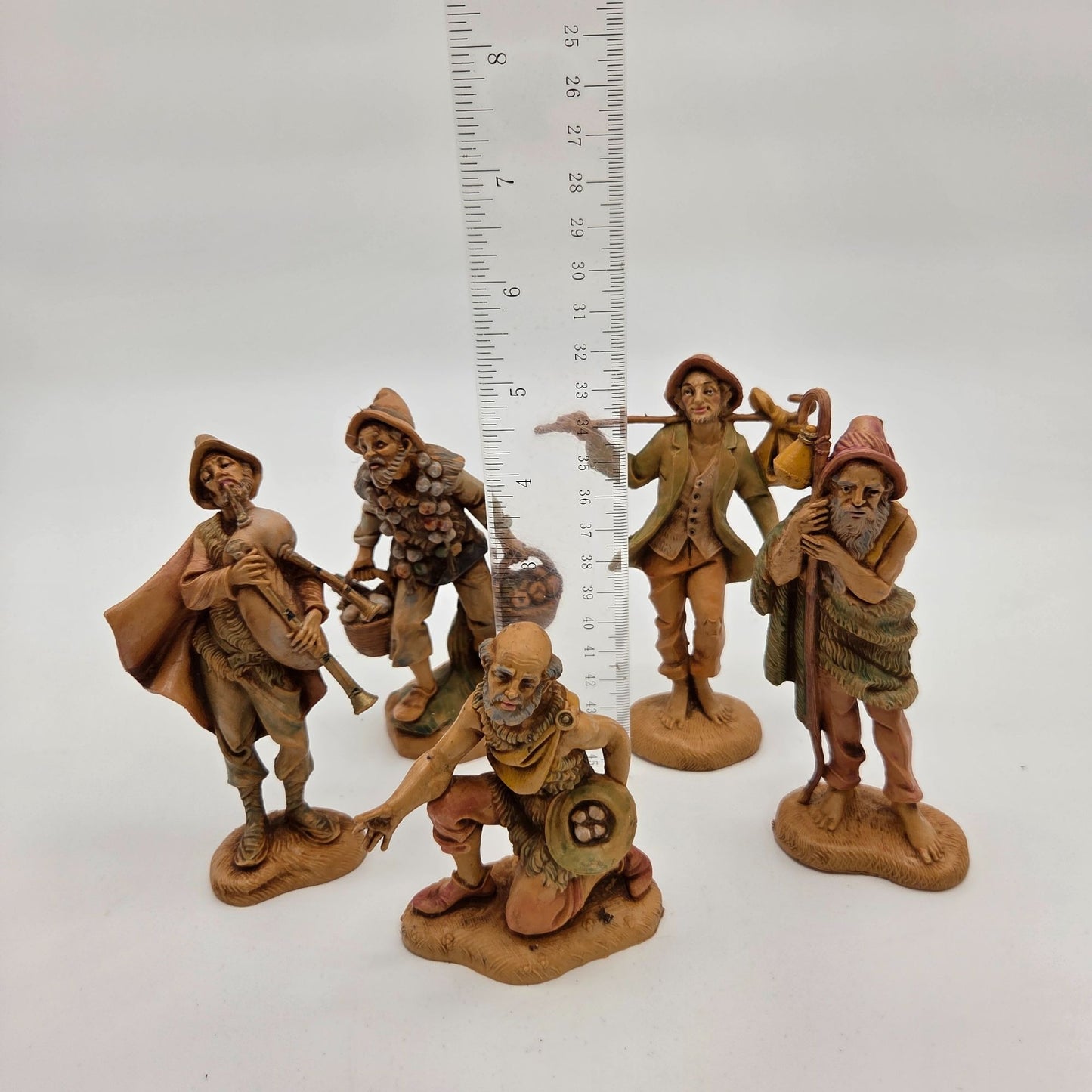 Vintage Fontanini Heirloom Nativity Collection 17-Piece Set Figures Italy