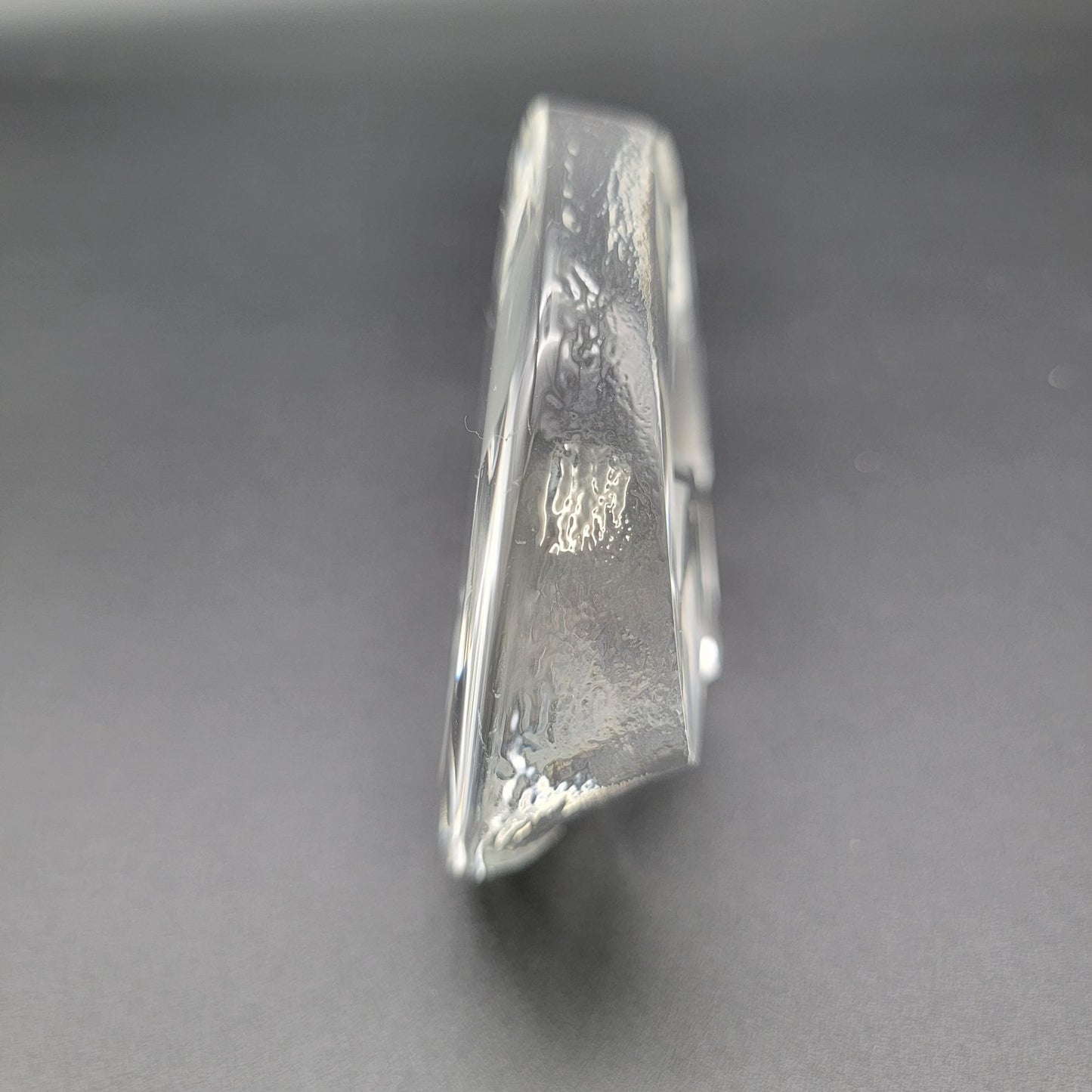 Mats Jonasson Crystal Dolphin Paperweight Signed MJ sweden 0523