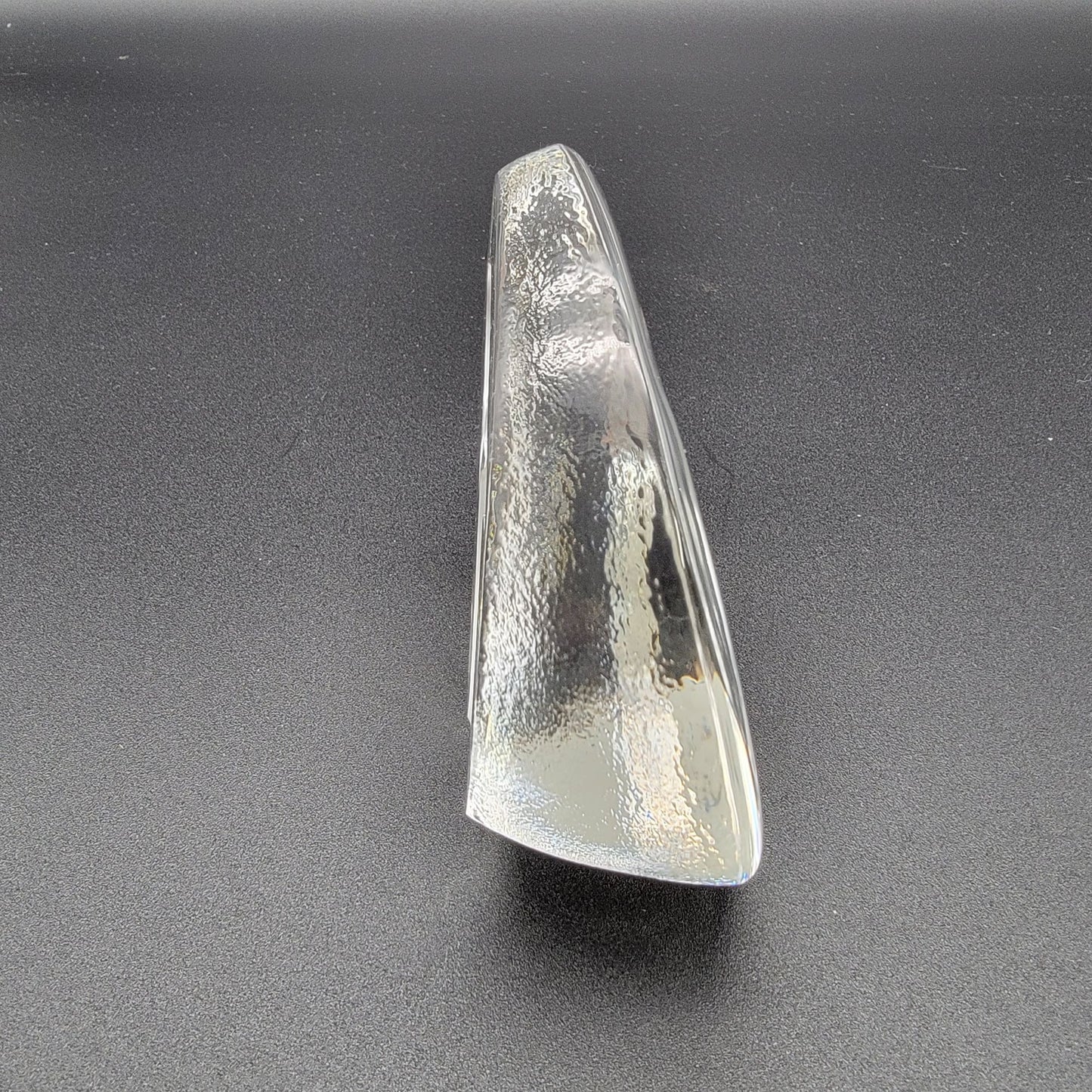 Mats Jonasson Crystal Dolphin Paperweight Signed MJ sweden 0523
