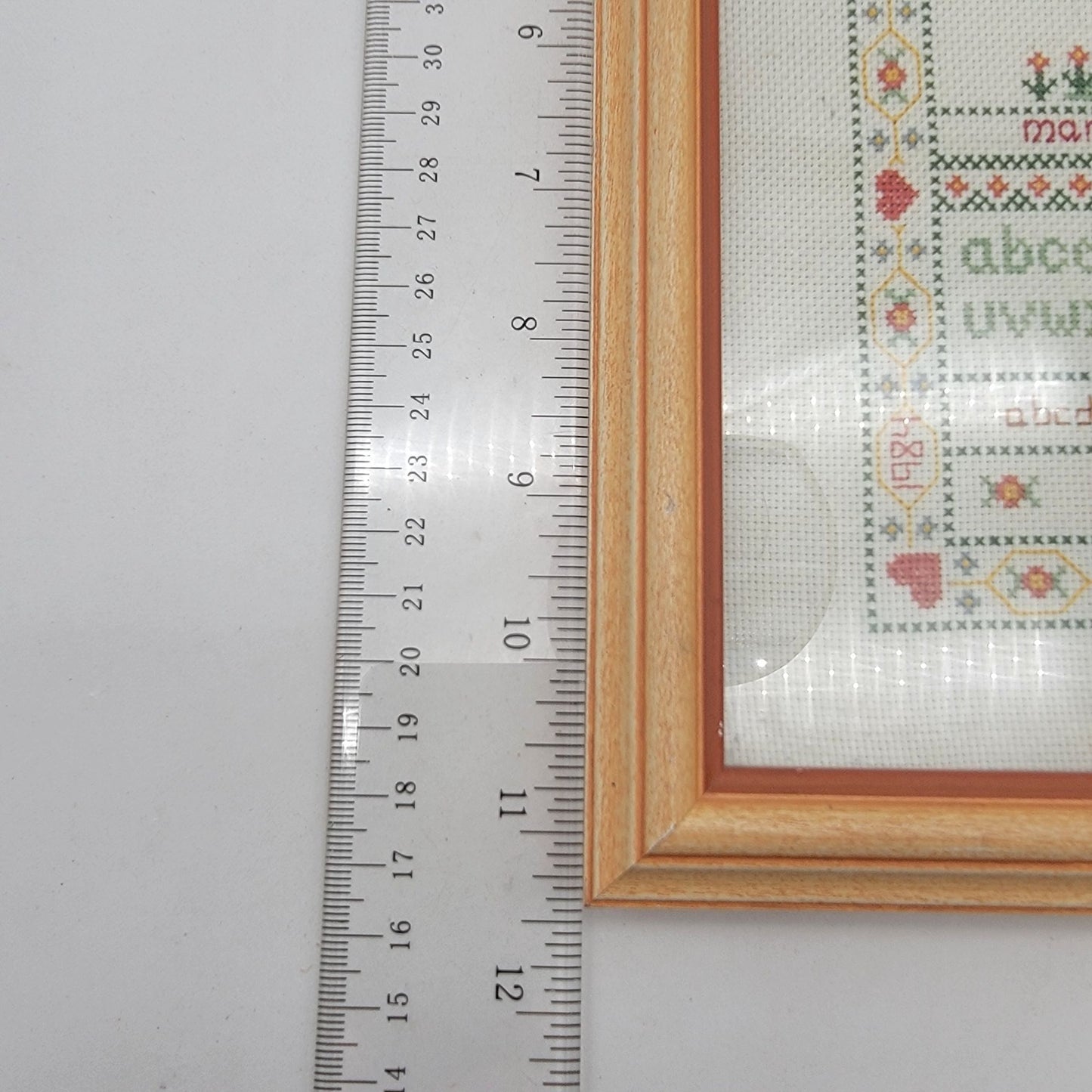 Vintage 1984 "When There Is Love" Cross Stitch Sampler Signed & Framed