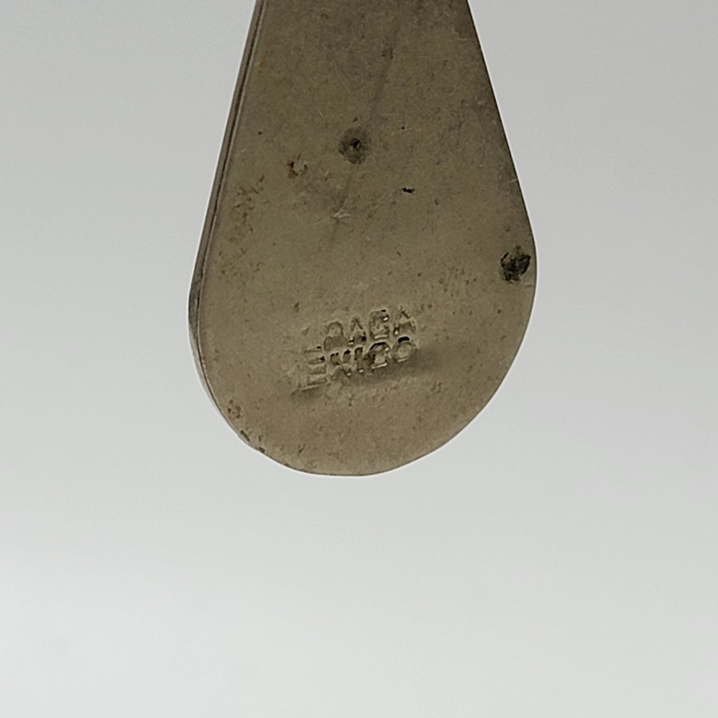 Vintage Alpaca Mosaic Turquoise & Onyx Dangle Earrings