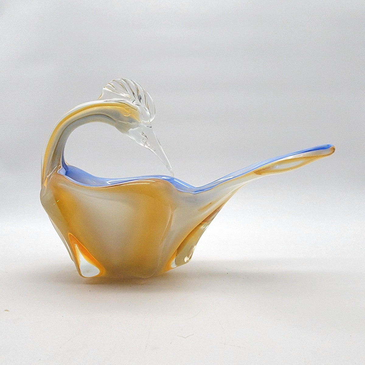 Mid Cenutry Hans Geismar Murano Glass Bird Bowl Sculpture