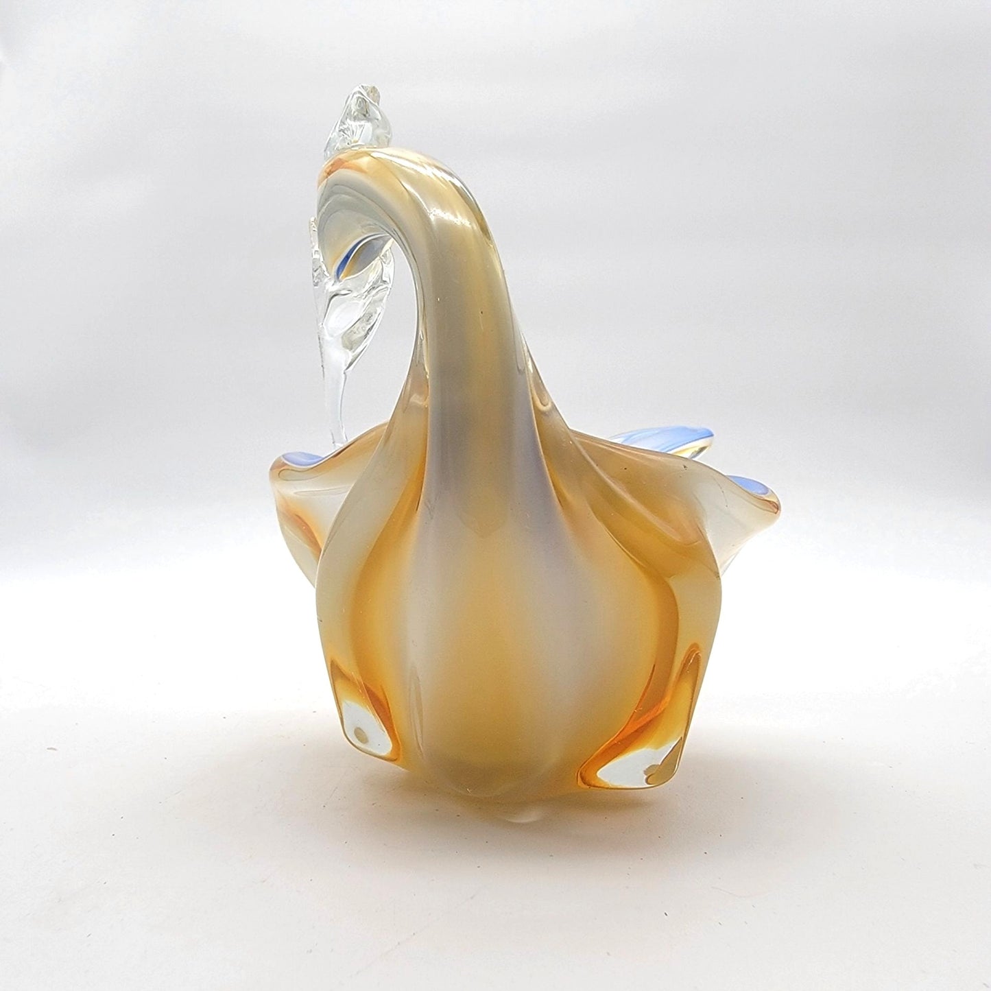 Mid Cenutry Hans Geismar Murano Glass Bird Bowl Sculpture
