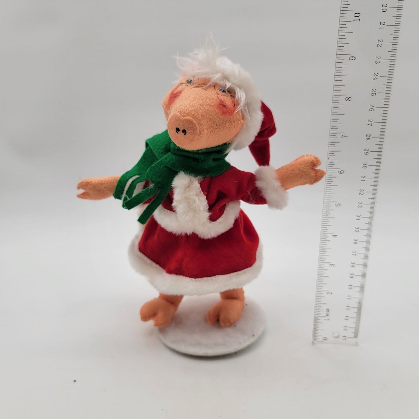 2010 Annalee 9" Christmas Jig Pig Girl 75th Anniversary Doll