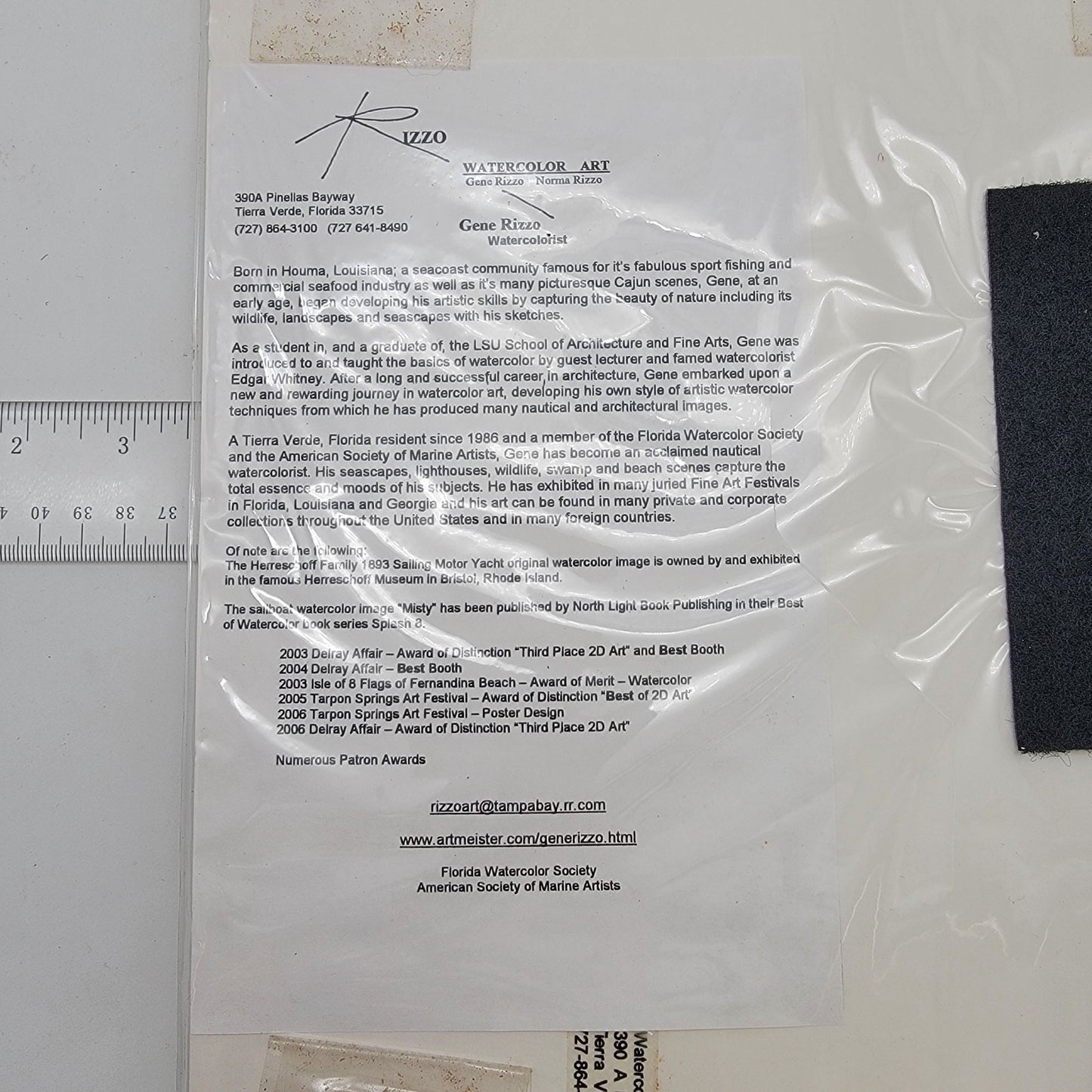 "Buzz Off - You Guys" Watercolor Art Print By Gene Rizzo Pencil Signed