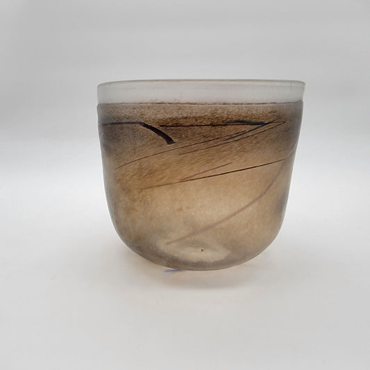 Bertil Vallien for Kosta Boda Tornado Blown Glass Bowl