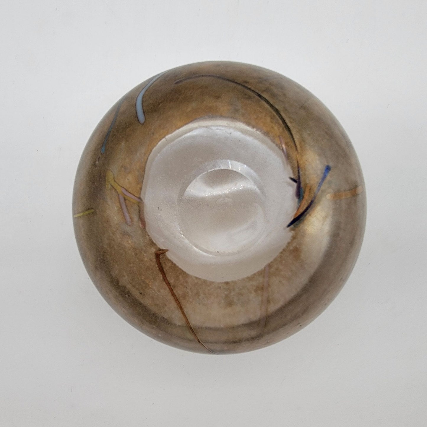 Bertil Vallien for Kosta Boda Tornado Blown Glass Bowl