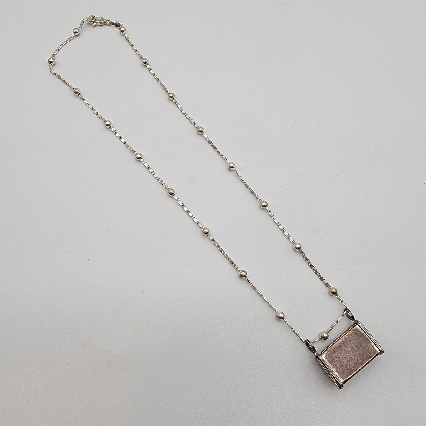 Antique Sterling Silver Hirz Kaya Bedouin Wealth Locket With 925 Chain