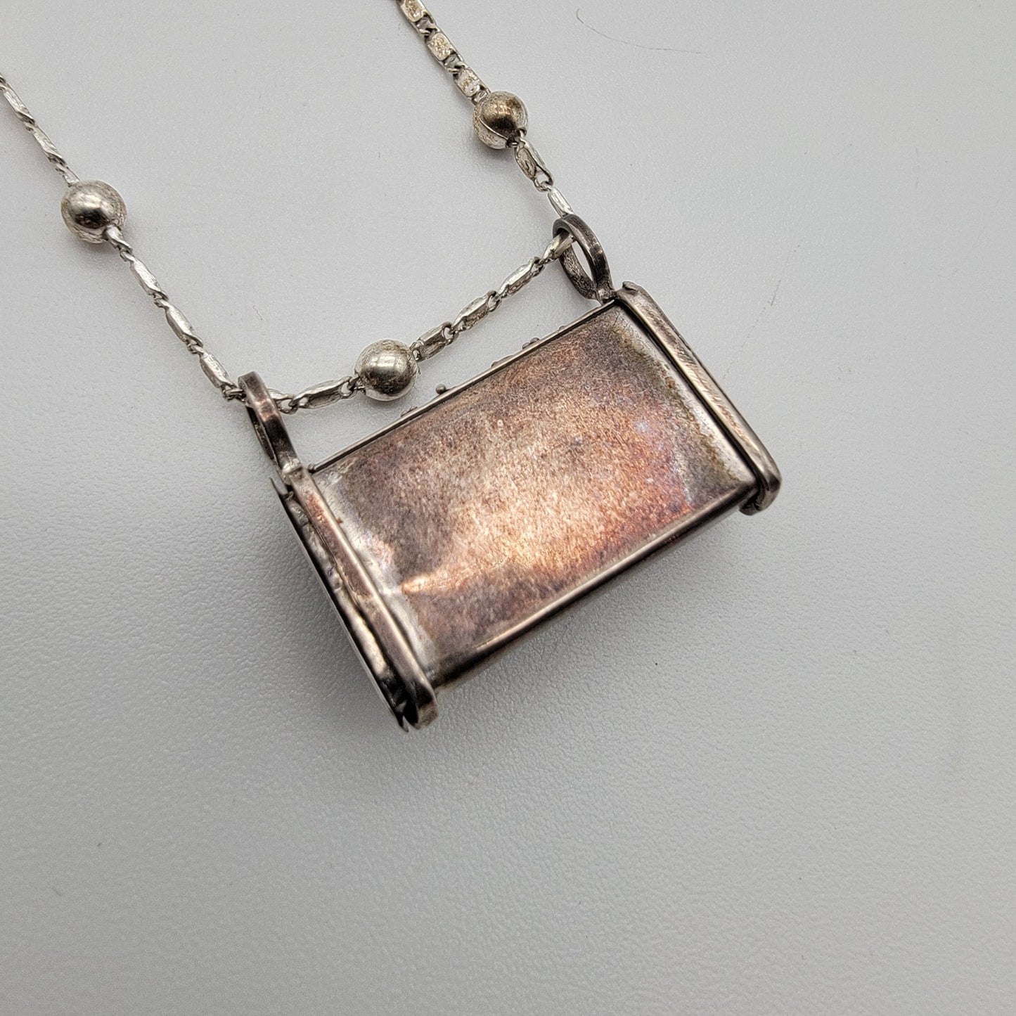 Antique Sterling Silver Hirz Kaya Bedouin Wealth Locket With 925 Chain