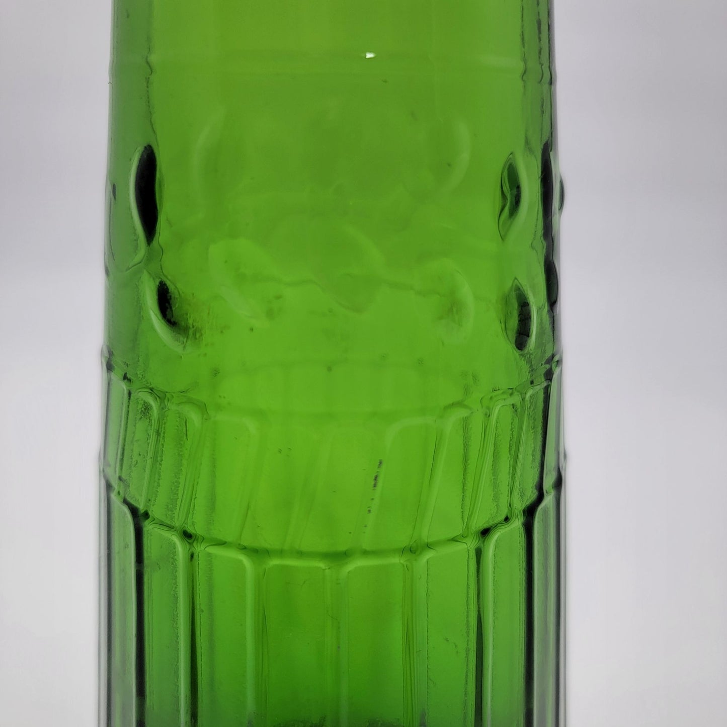 Vintage Pier 1 Emerald Green Glass Fauna Carafe