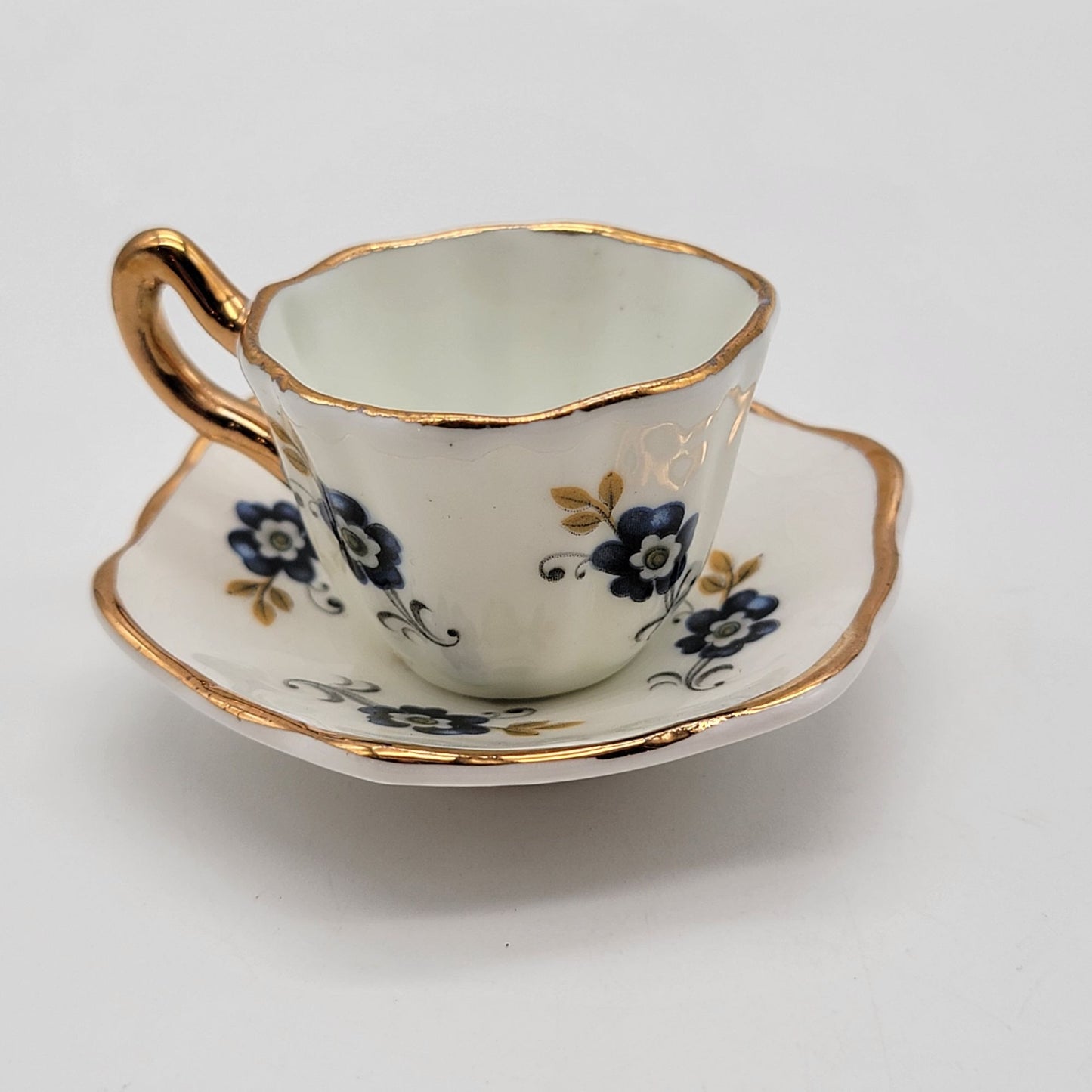Vintage Sandford England Miniature Tea Cup & Saucer