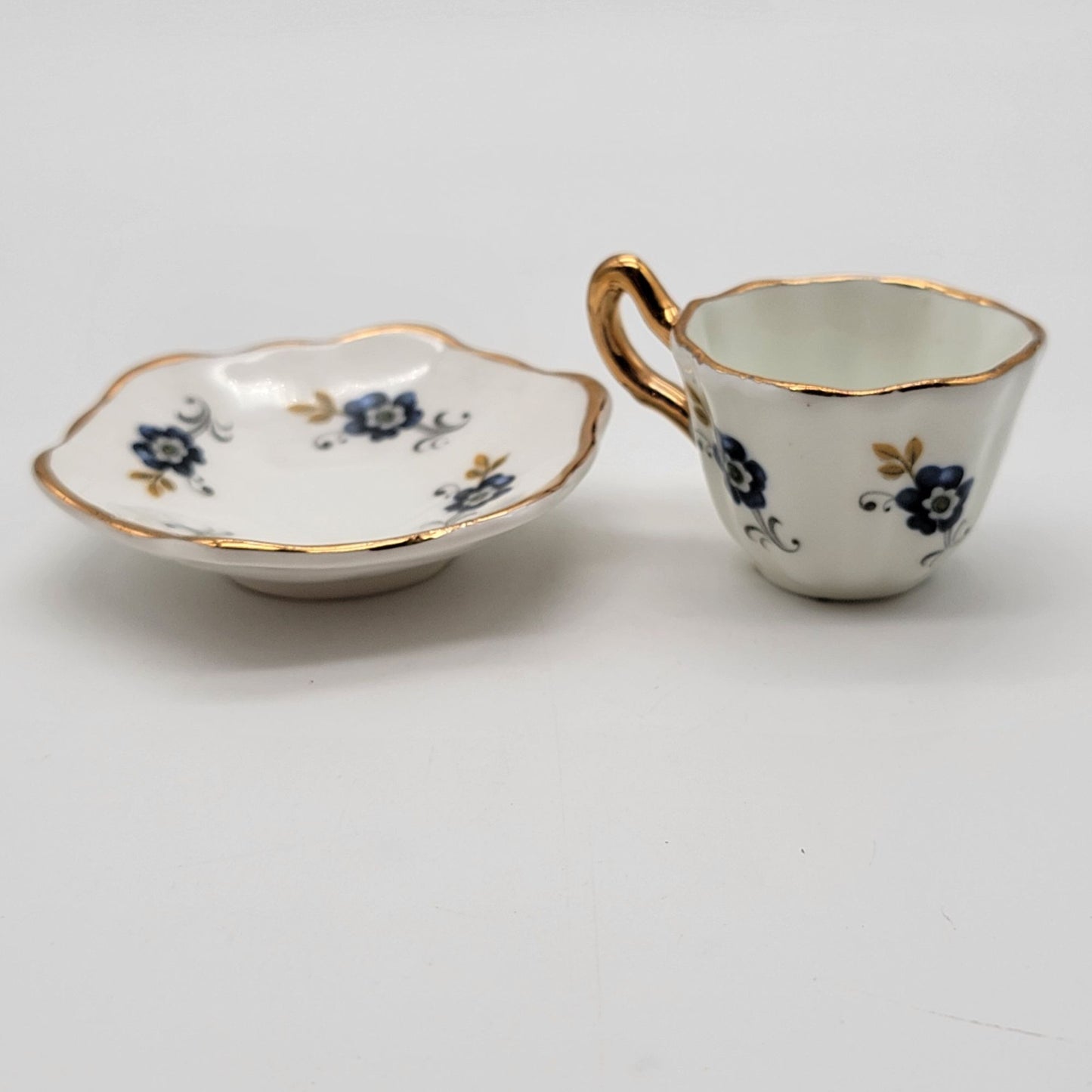 Vintage Sandford England Miniature Tea Cup & Saucer