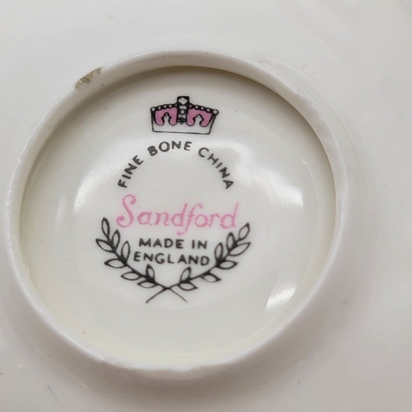 Vintage Sandford England Miniature Tea Cup & Saucer