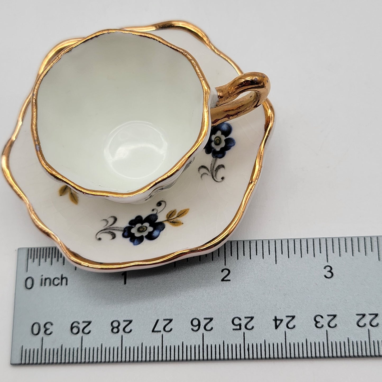 Vintage Sandford England Miniature Tea Cup & Saucer
