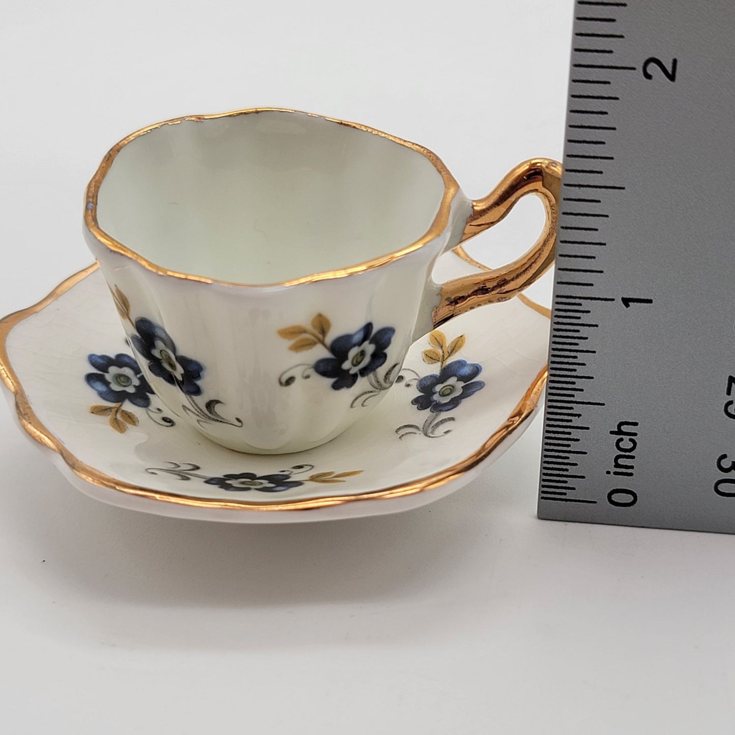 Vintage Sandford England Miniature Tea Cup & Saucer