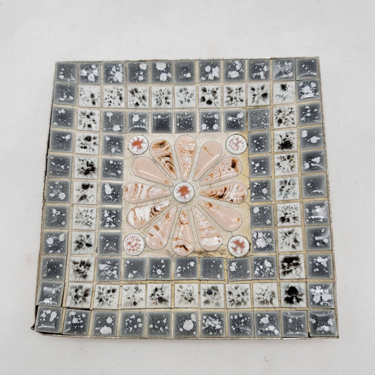 Vintage Ceramic Mosaic Tile Art Decor