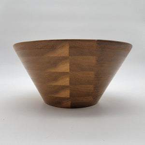 Hand-Turned Marquetry Lucky Penny Wood Bowl